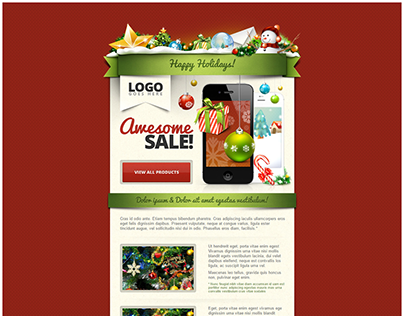 Christmas Email Template