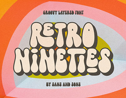 Retro Nineties - Groovy Font
