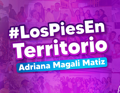 #LosPiesEnTerritorio Banner/Gobernadora del Tolima