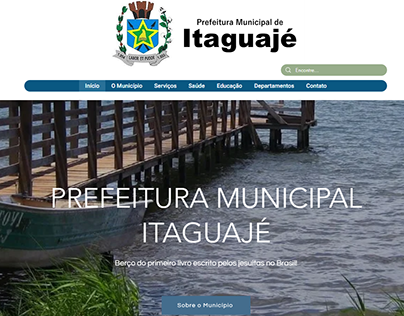 Reformulação do site da Prefeitura de Itaguajé