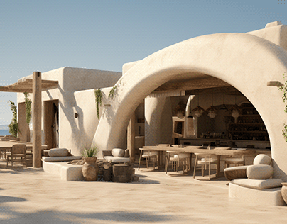 Bar - Restaurant Concept | Mediterranean . AI