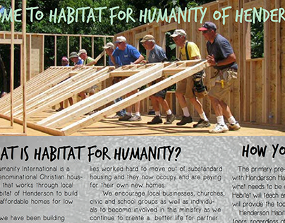 Habitat for Humanity brochure