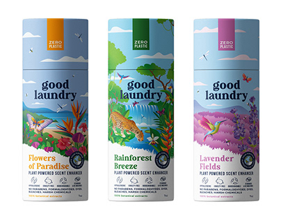 Branding for the Earth-friendly laundry products