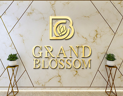 Banquet Hall Logo Design & Branding - Grand Blossom