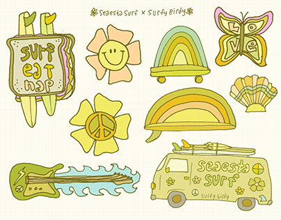 Kids Clothing Graphics for Seaesta Surf