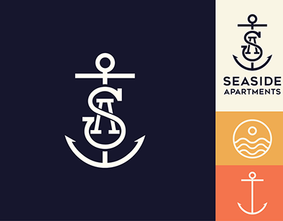 Seaside Apartments - Logo and Branding Design