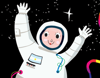 Ilustración - Astronauta