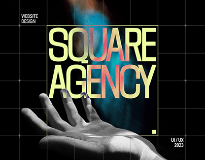 SQUARE AGENCY | Marketing agency landing page design UI