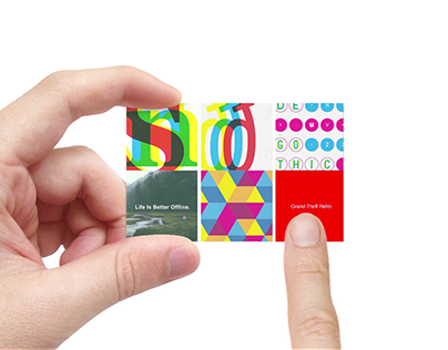 Touchscreen Business Card Concept