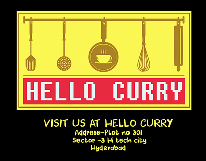 HELLO CURRY REBRANDING AND PROMOTION