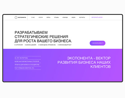 Marketing Agency website design