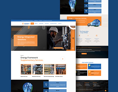 Energy Corporate Website Design