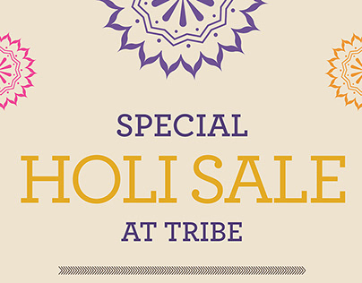 Special Holi Sale at Tribe Amrapali