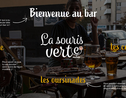 WEB DESIGN - BAR/PUB La souris verte - Marseille
