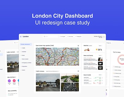 London City Dashboard Redesign Case Study