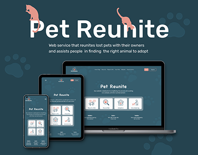 Lost & Found Pet Web service | Adoption | Volunteering