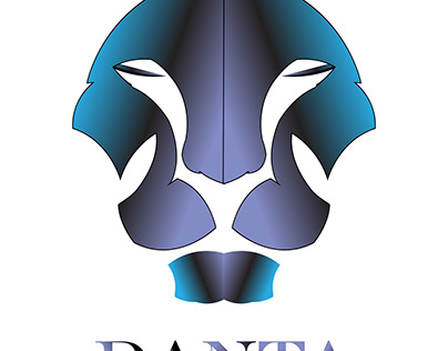 Creative Lion Face Danta Logo Design