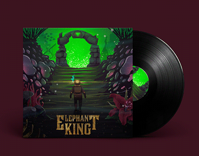 Vinyl Cover Elephant King - The Temple (EP)