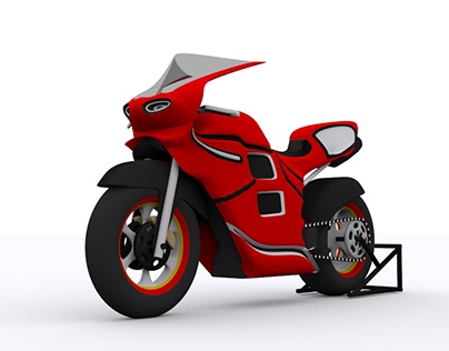 Superbike 3D Model (3DS Max)