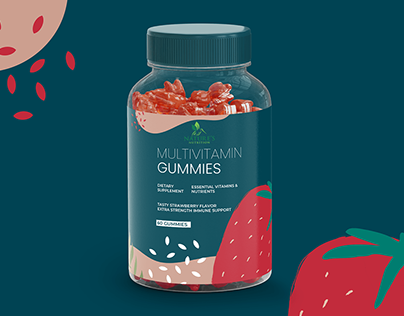 Packaging Design for Multivitamin Gummies