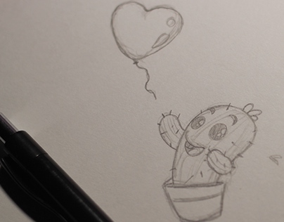 Cactus Love Story (Short animation project)