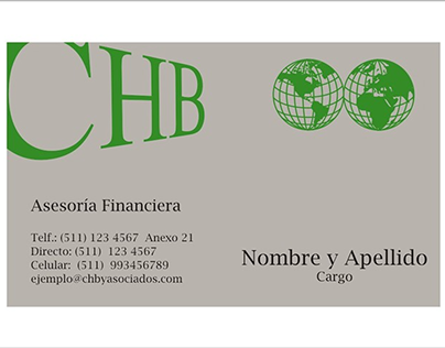 Tarjetas CHB & Asociados
