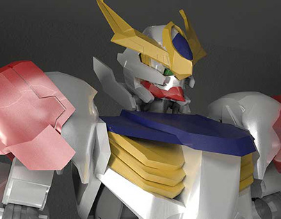 Gundam Barbatos 3D Model