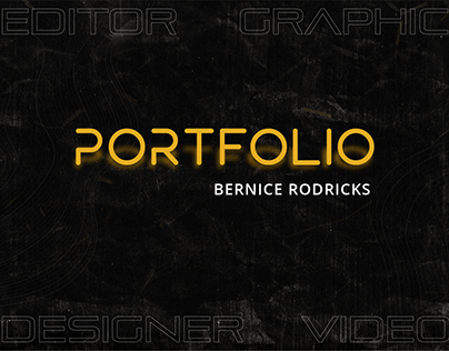 Portfolio - Graphic Designer l Video Editor