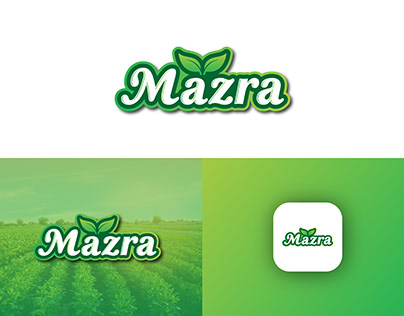 Nature logo, Mazra Logo Brand Identity