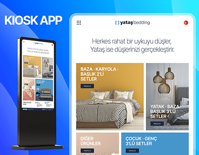 Yataş Bedding - Store Kiosk App Design