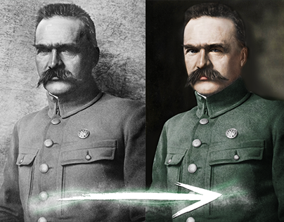 Józef Piłsudski - koloryzacja i odnowa