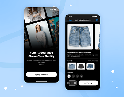 E-commerce Clothing App Design