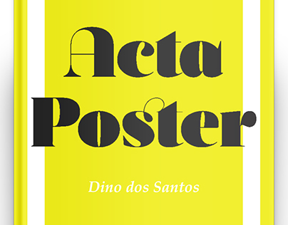 Acta Poster Typeface Magazine