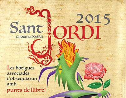 Cartell&Punt de Llibre Sant Jordi 2015