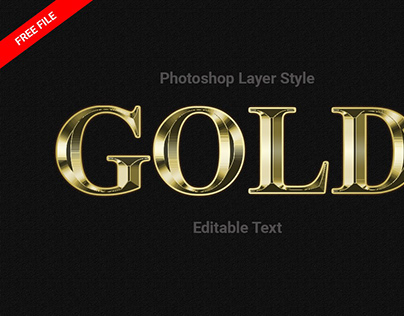 GOLD STYLE PHOTOSHOP (FREE DOWNLOAD)