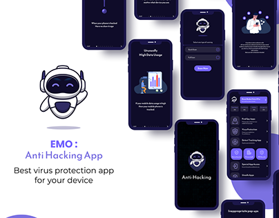 EMO : Anti Hacking App - UI Design