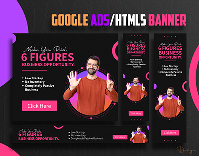 Google ads/ HTML5 Banner/ Web banner design