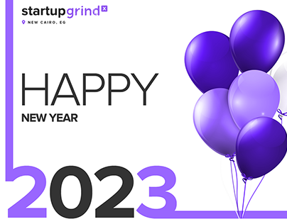 Happy New Year Visuals Start-Up Grind