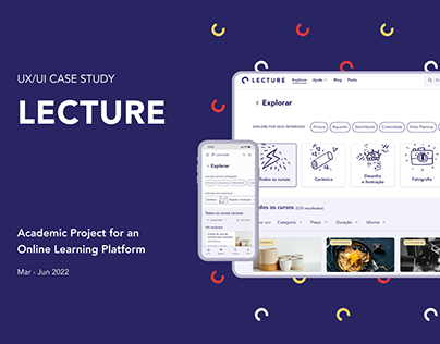 UX/UI Case Study - LECTURE: Online Learning Platform