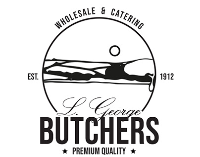 Butchers, farm, logo, graphics