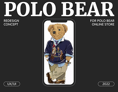 Polo Bear Hoodies | E-Commerce Redesign