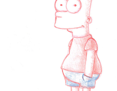 Bart Simpson sketch