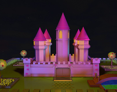 3D - Castle - Timelapse - Animated