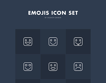 Emojis icon set