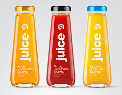 Juice Bottle Mockup