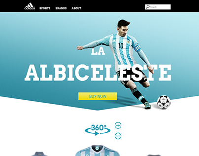 Argentina national team jersey site. Desktop & mobile