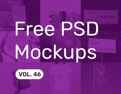 Free PSD Mockups vol. 46