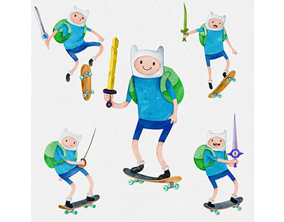 Finn The Skateboarder