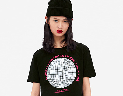 Mirror Ball T-shirt ZARA TRAFALUC