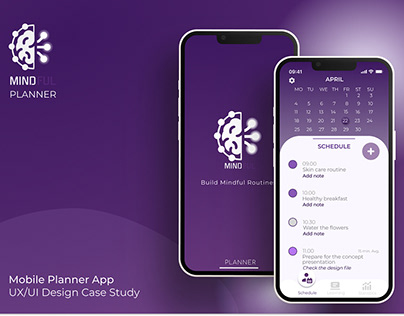 Planner app UX-UI case study